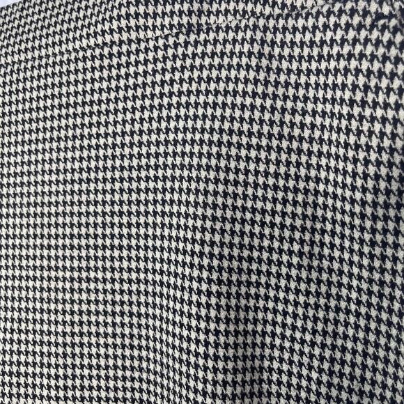 Nine West trousers slacks pants women's XL black khaki houndstooth pull on comfo - Picture 2 of 16